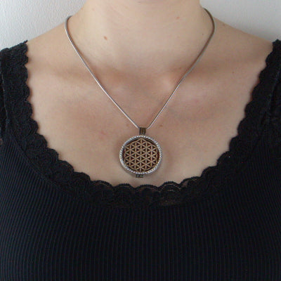 Coin mit Holzeinlage árbol de la vida