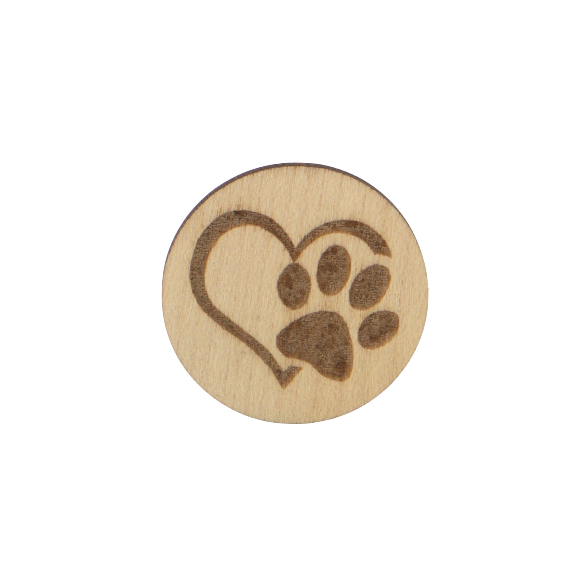 Coin mit Holzeinlage pata de perro