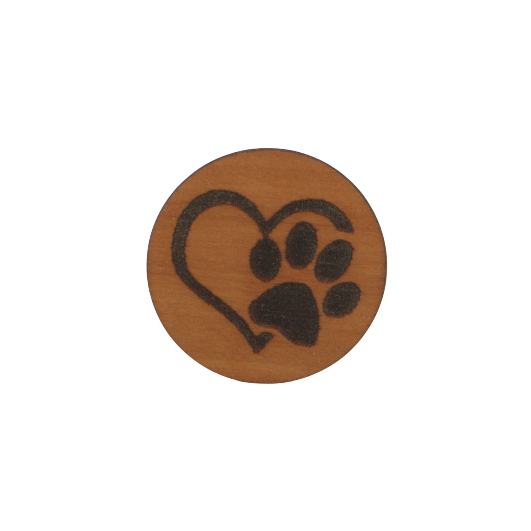 Coin mit Holzeinlage pata de perro