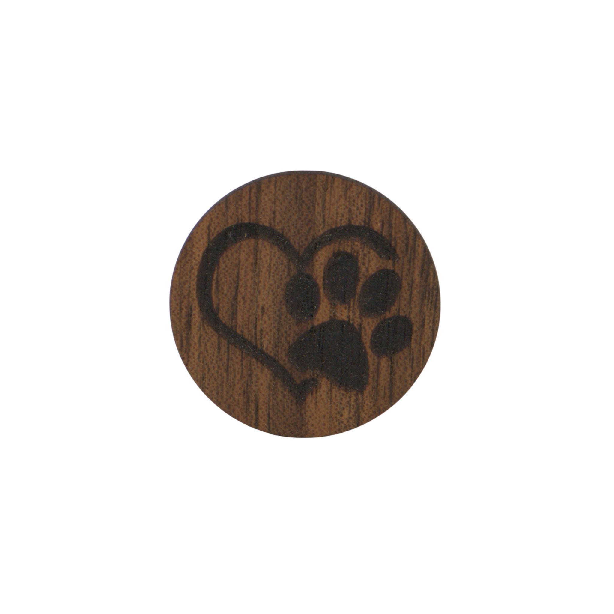Coin mit Holzeinlage pata de perro