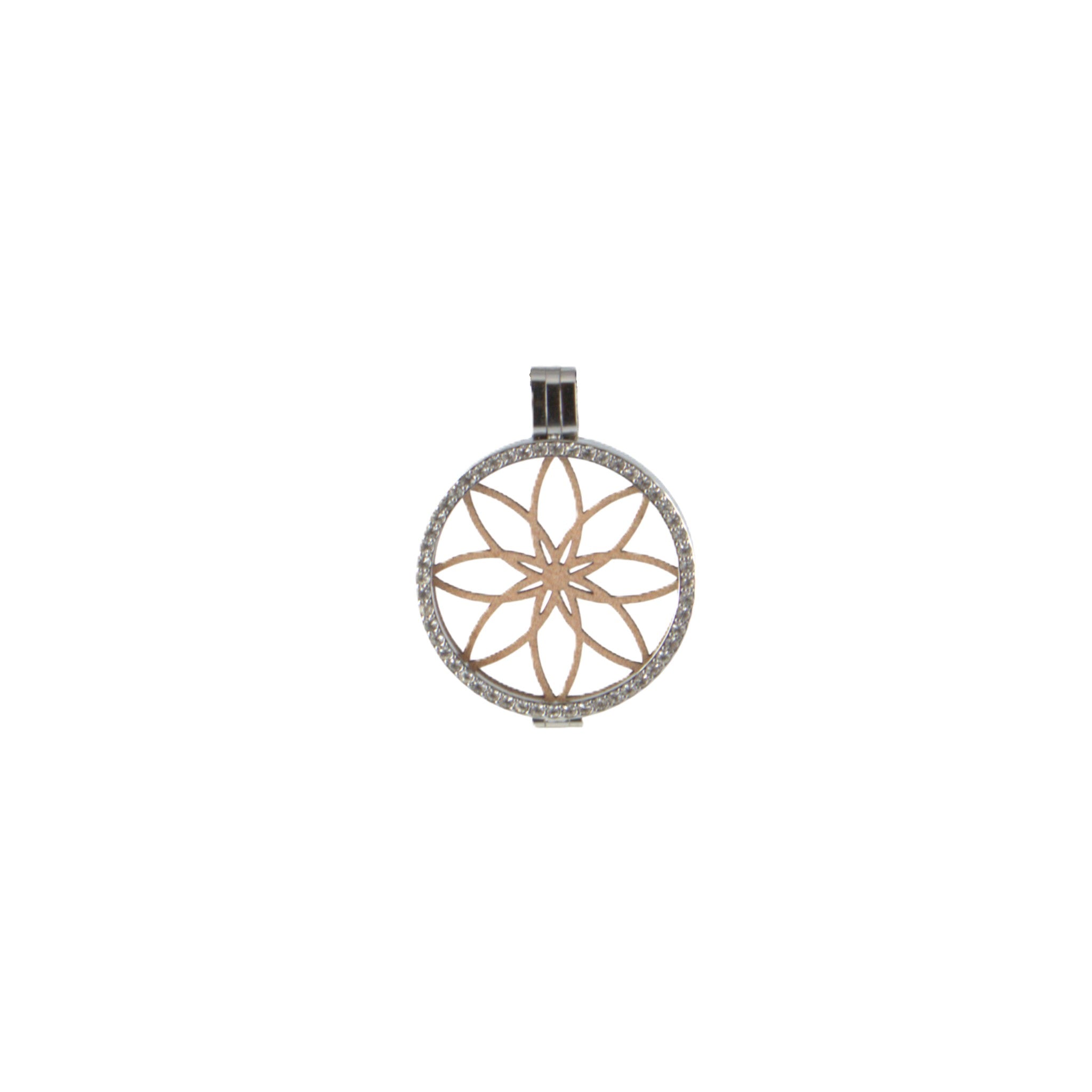 Coin mit Holzeinlage flor