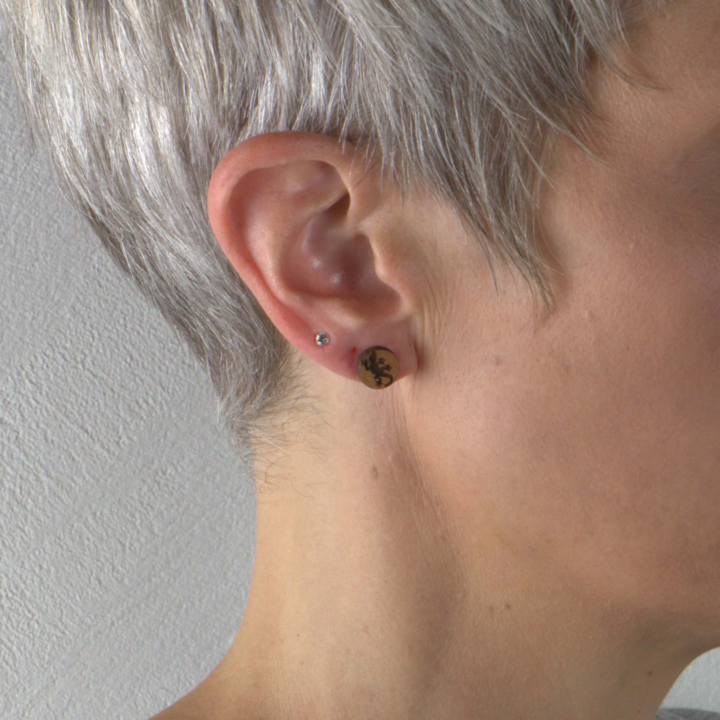 Ohrstecker geko