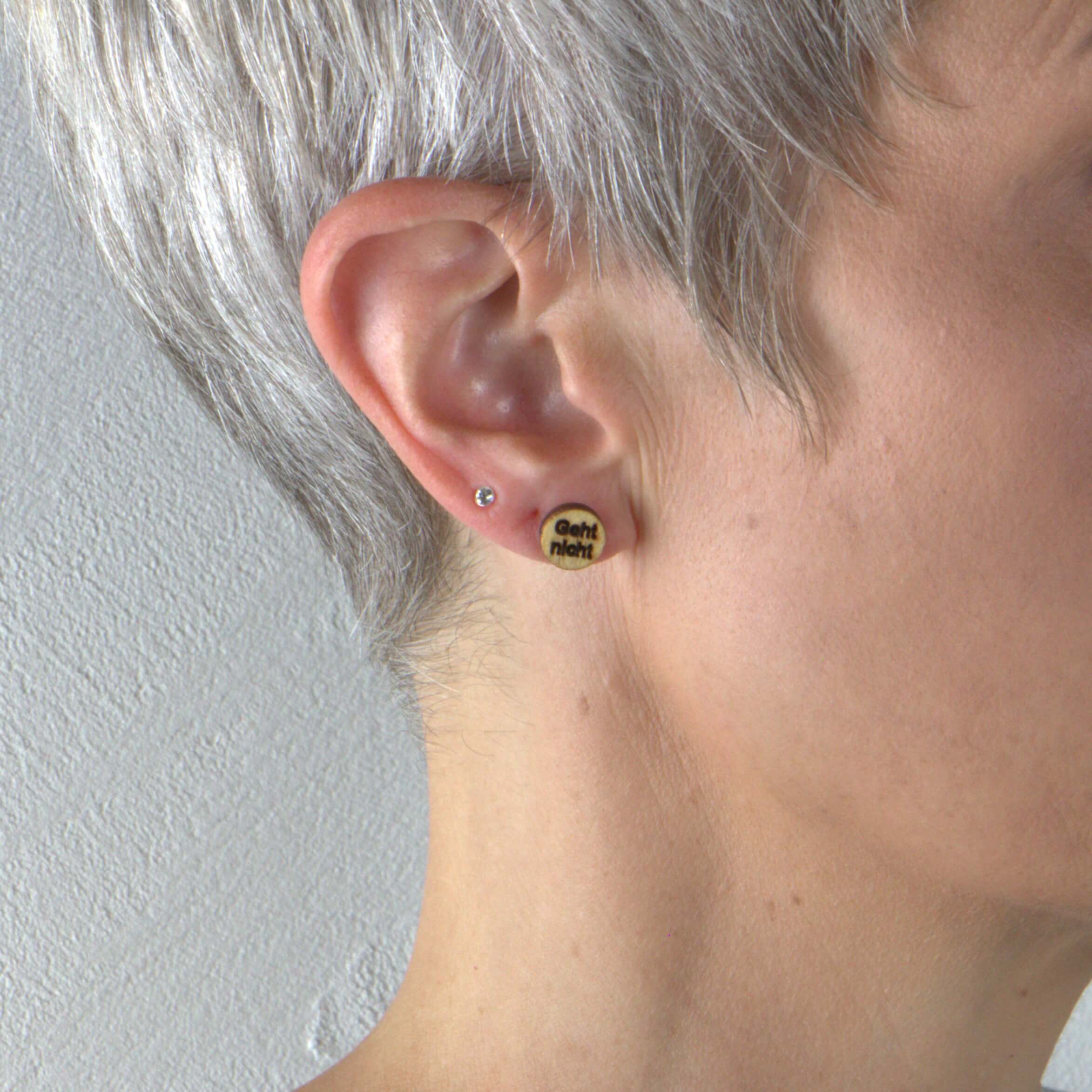 Ohrstecker Geht nicht/ Gibt's nicht