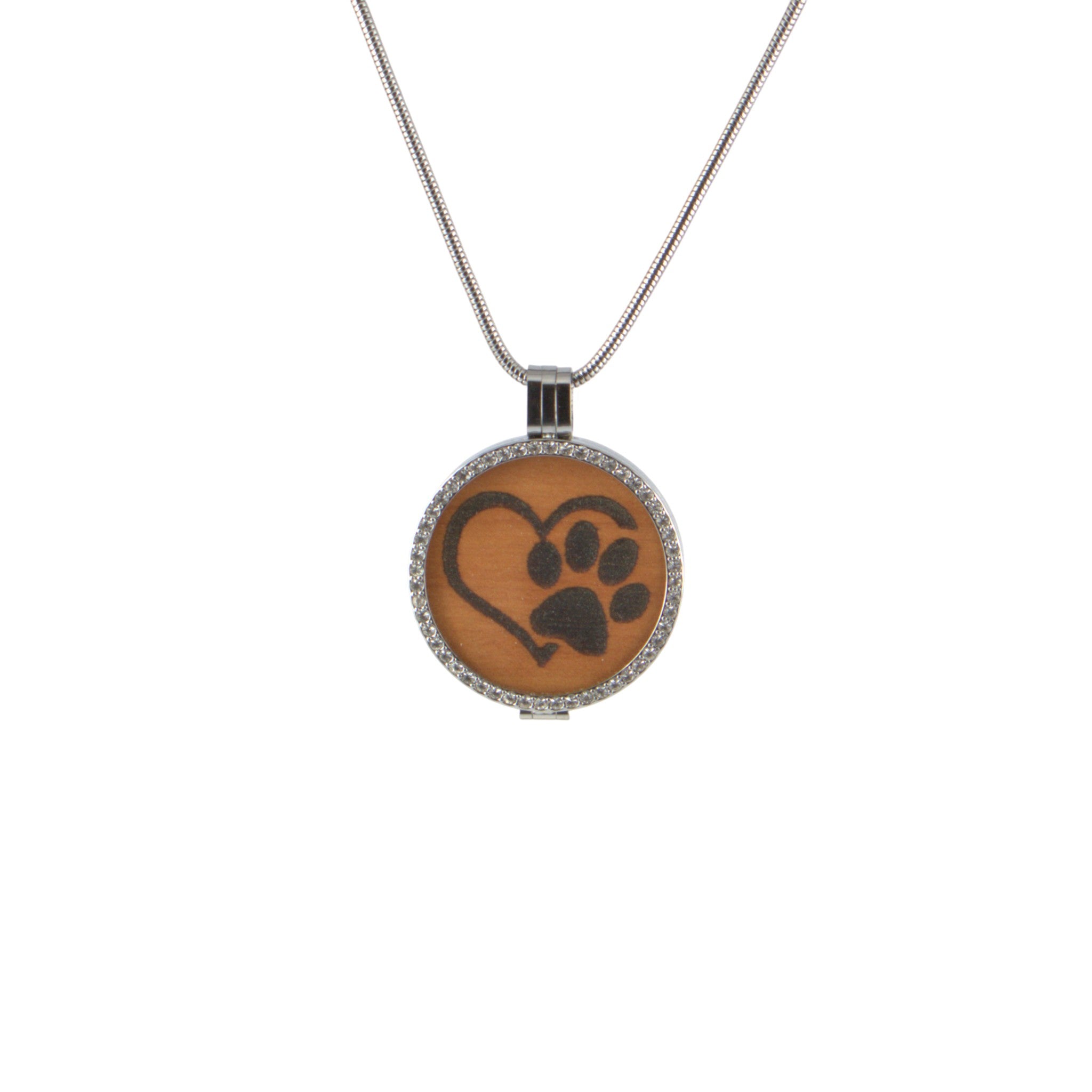 Coin mit Holzeinlage pata de perro