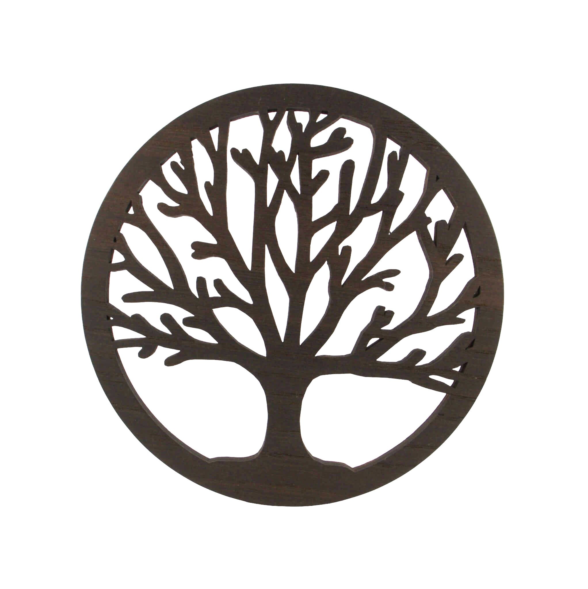 Holzuntersetzer árbol de la vida