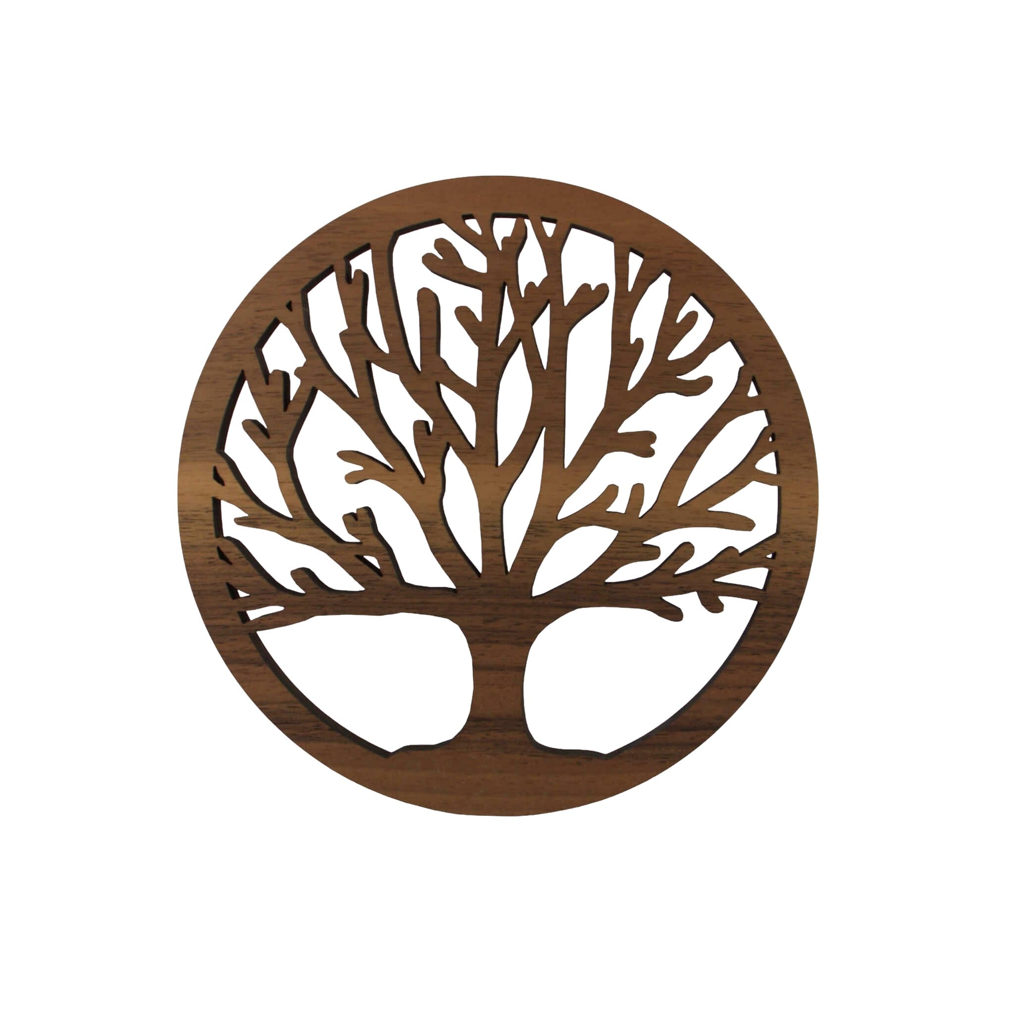 Holzuntersetzer árbol de la vida