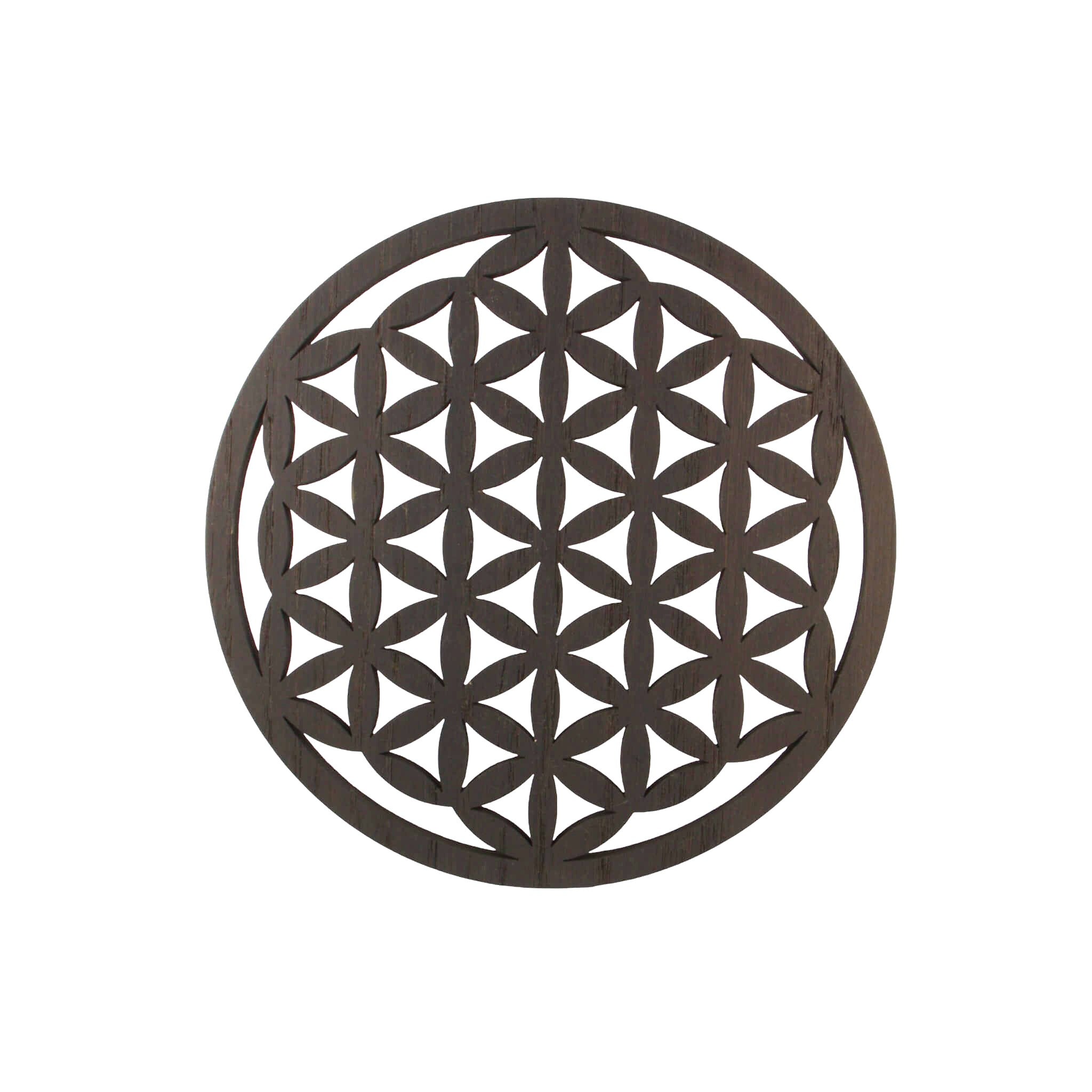 Glasuntersetzer flor de la vida