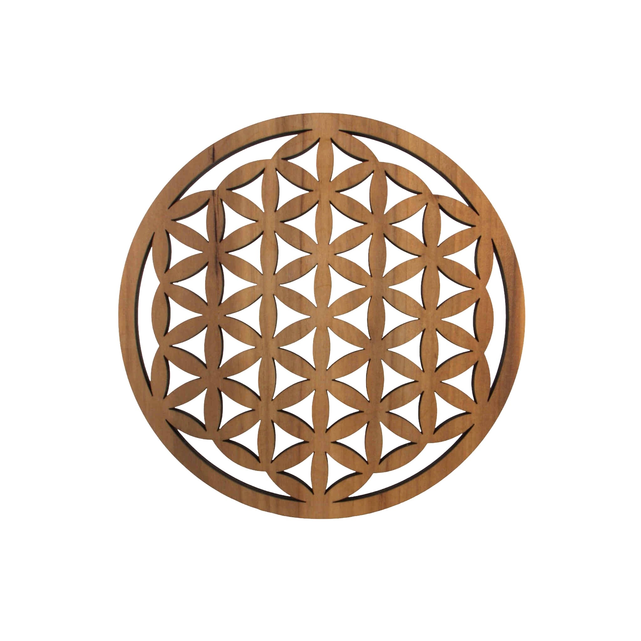 Glasuntersetzer flor de la vida