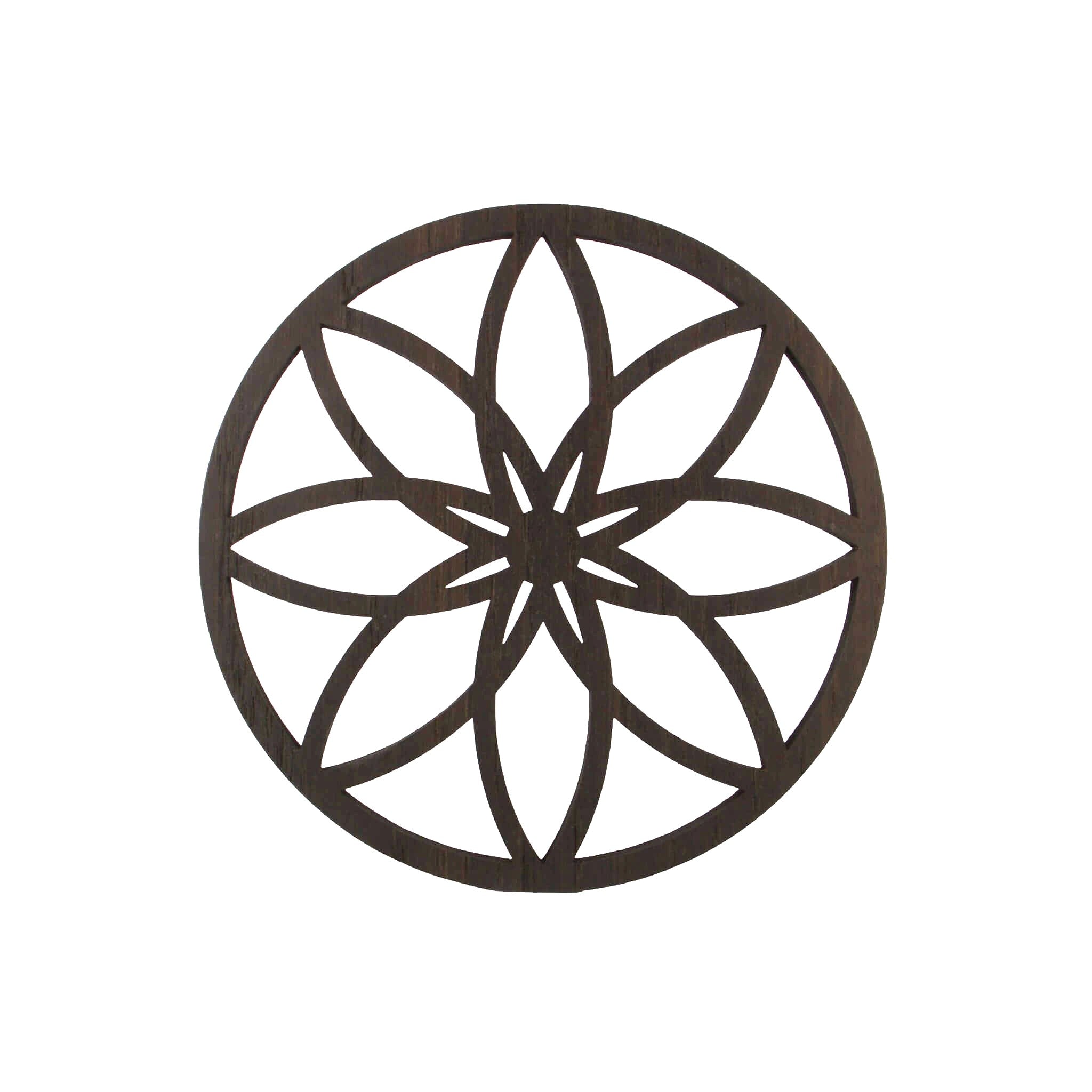 Holzuntersetzer flor