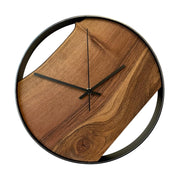 Wanduhr Nussbaum