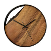Wanduhr Nussbaum