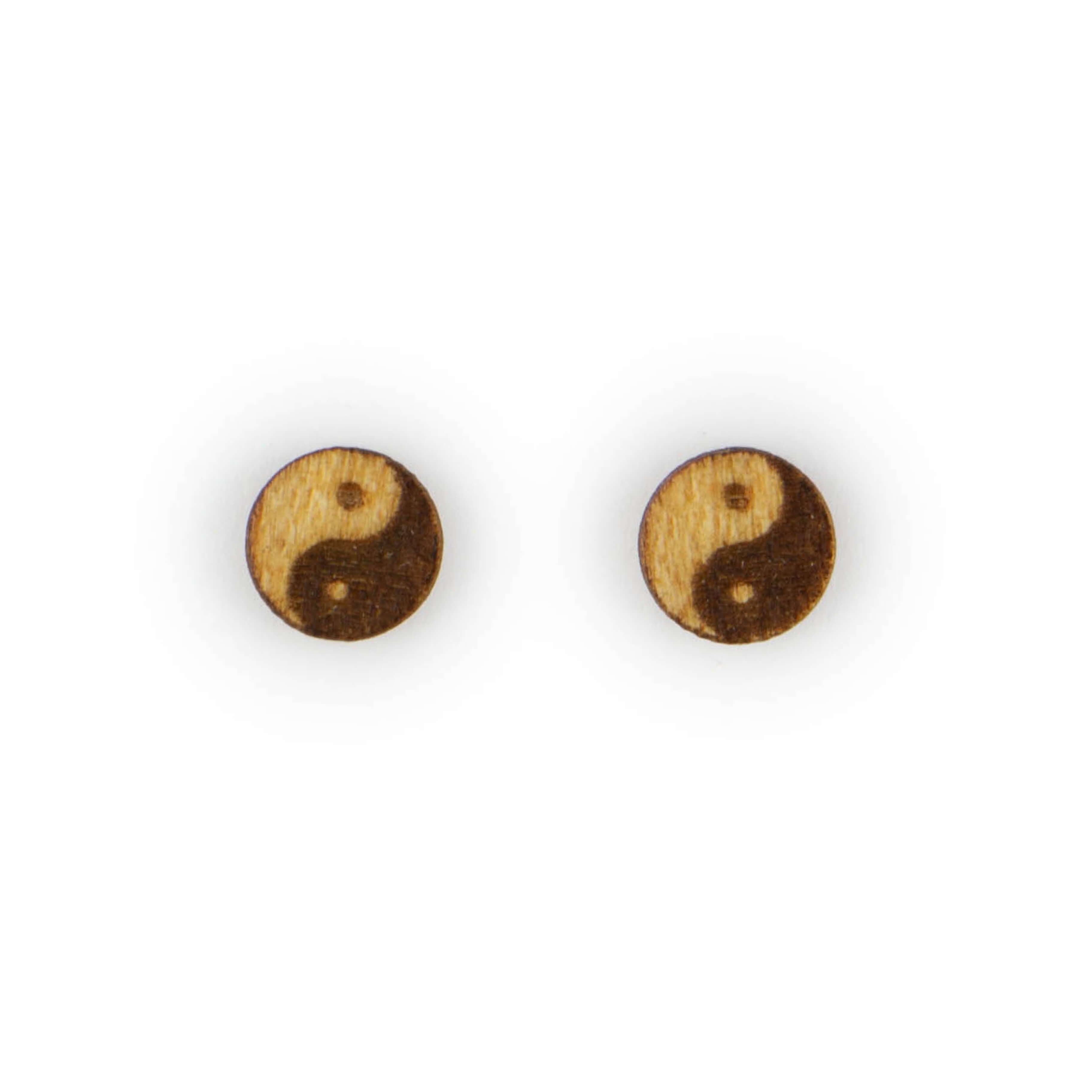Ohrstecker ying yang